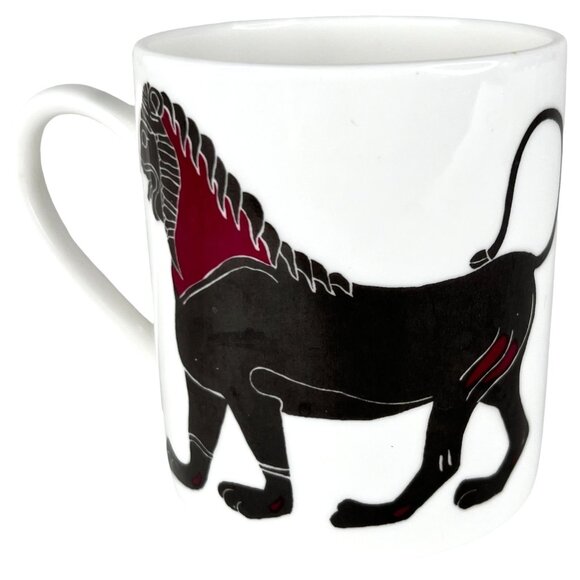 1987 The British Museum Collections Greek Lion And Panther Mug Royal Kendal Cup - Picture 3 of 9